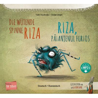Die wütende Spinne Riza (Deutsch-Rumänisch), Taschenbuch von Tülin Kozikoğlu, Bilibri, 978-3-695-00367-9