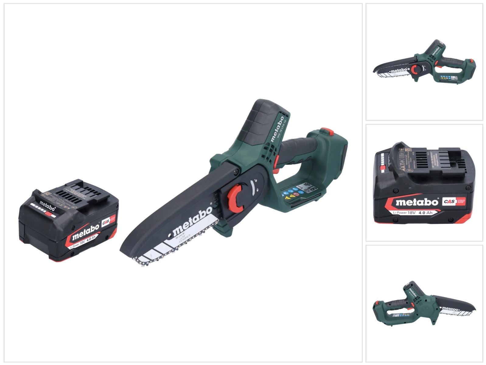 Metabo MS 18 LTX 15 accu-houtzaag 18 V met 4,0 Ah accu