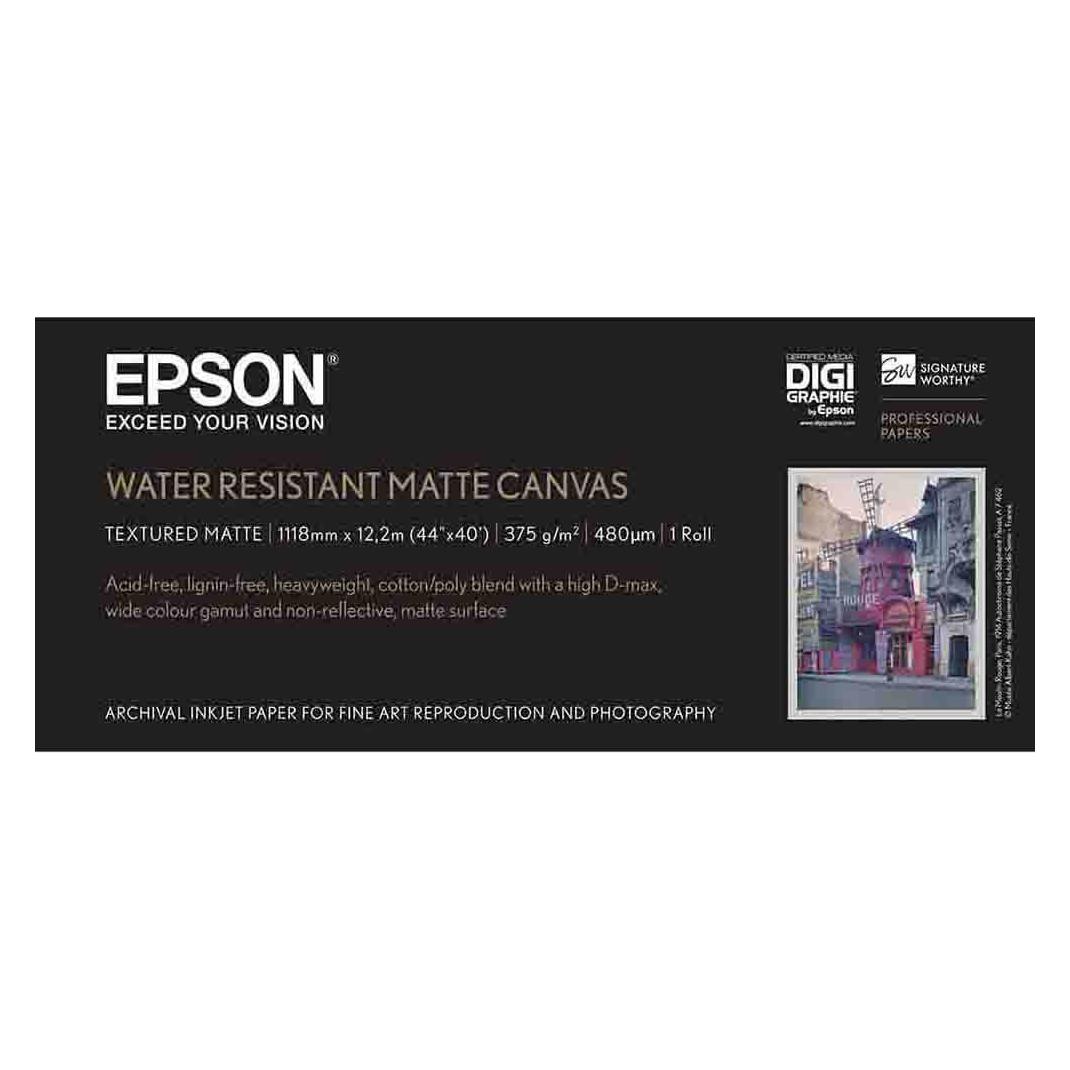 Epson Wasserbeständige Leinwand, matt - Rolle (111,8 cm x 12,2 m) - 1 Rolle(n) - für Stylus Pro... (375 g/m²) (C13S042016)