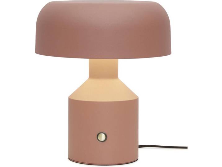 It's about Romi Tischleuchte Porto, Terracotta, Metall, 29 cm, mit Schalter, Lampen & Leuchten, Innenbeleuchtung, Tischlampen, Tischlampen