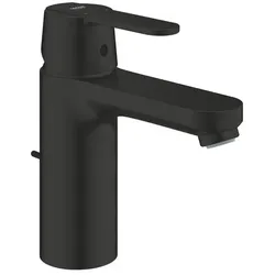 SAT Project Waschtischarmatur Grohe Get mit Ablaufgarnitur matt schwarz 234542430