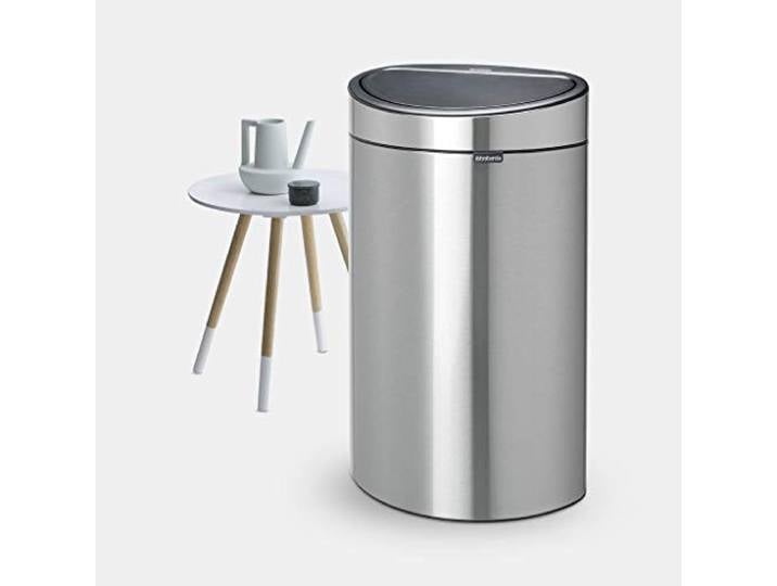 Brabantia Touch Bin avec seau intérieur plastique\, Acier Mat\, 40 L