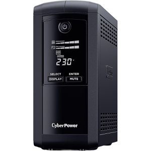 Cyberpower USV Value Pro VP700ELCD, 4 Ausgänge, Line-Interactive, LCD-Display, USB, 700 VA, Schuko
