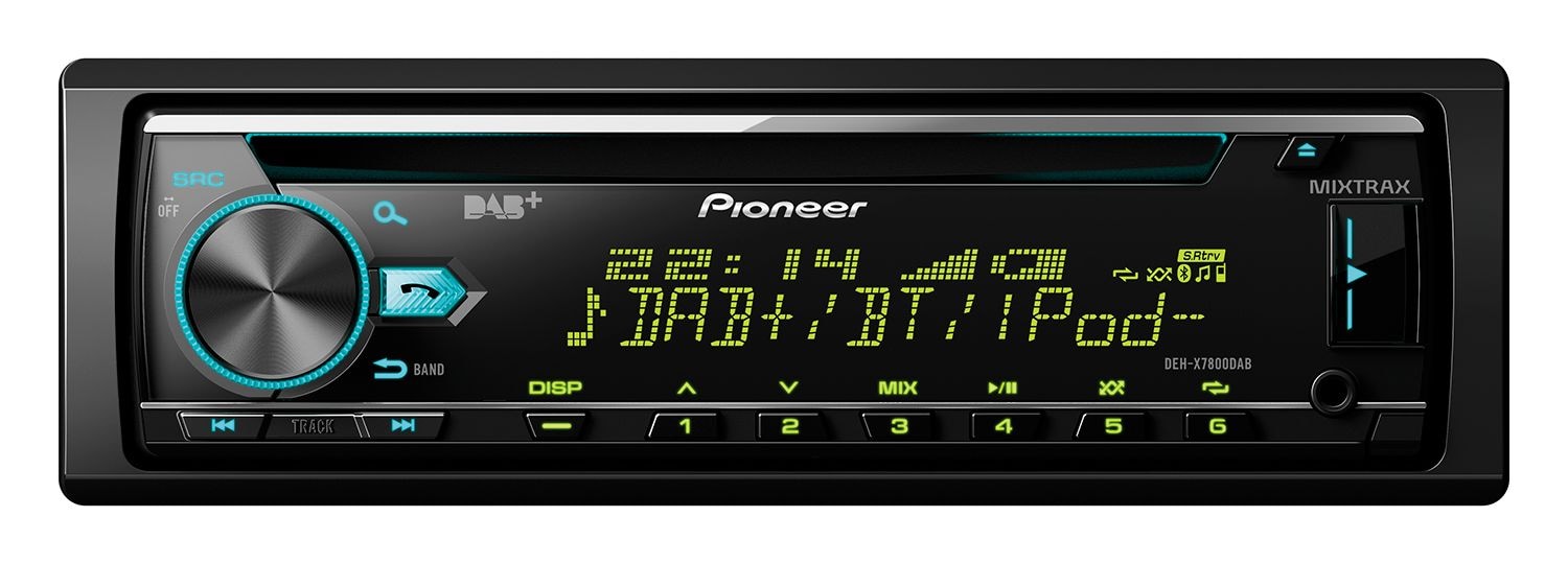 Pioneer DEH-X7800DAB 1 DIN Autoradio Bluetooth (Schwarz)