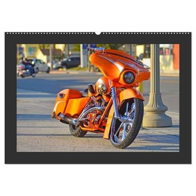 BEST OF HARLEY-DAVIDSON BAGGER-STYLE (Wandkalender 2027 DIN A2 quer), CALVENDO Monatskalender