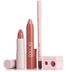 DOLL 10 BEAUTY Lip Crayon 3,2g Lippenstift 3,6g Lipliner 1,2g & Anspitzer