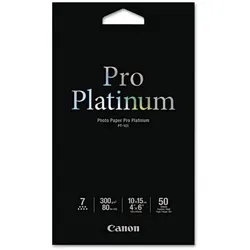 Canon PT-101 Pro Platinum Fotopapier glänzend 100x150mm 300 g/m2 - 50 Blatt