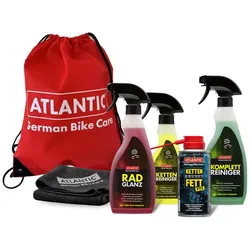 ATLANTIC FAHRRADPFLEGE- SET 4-TEILIG