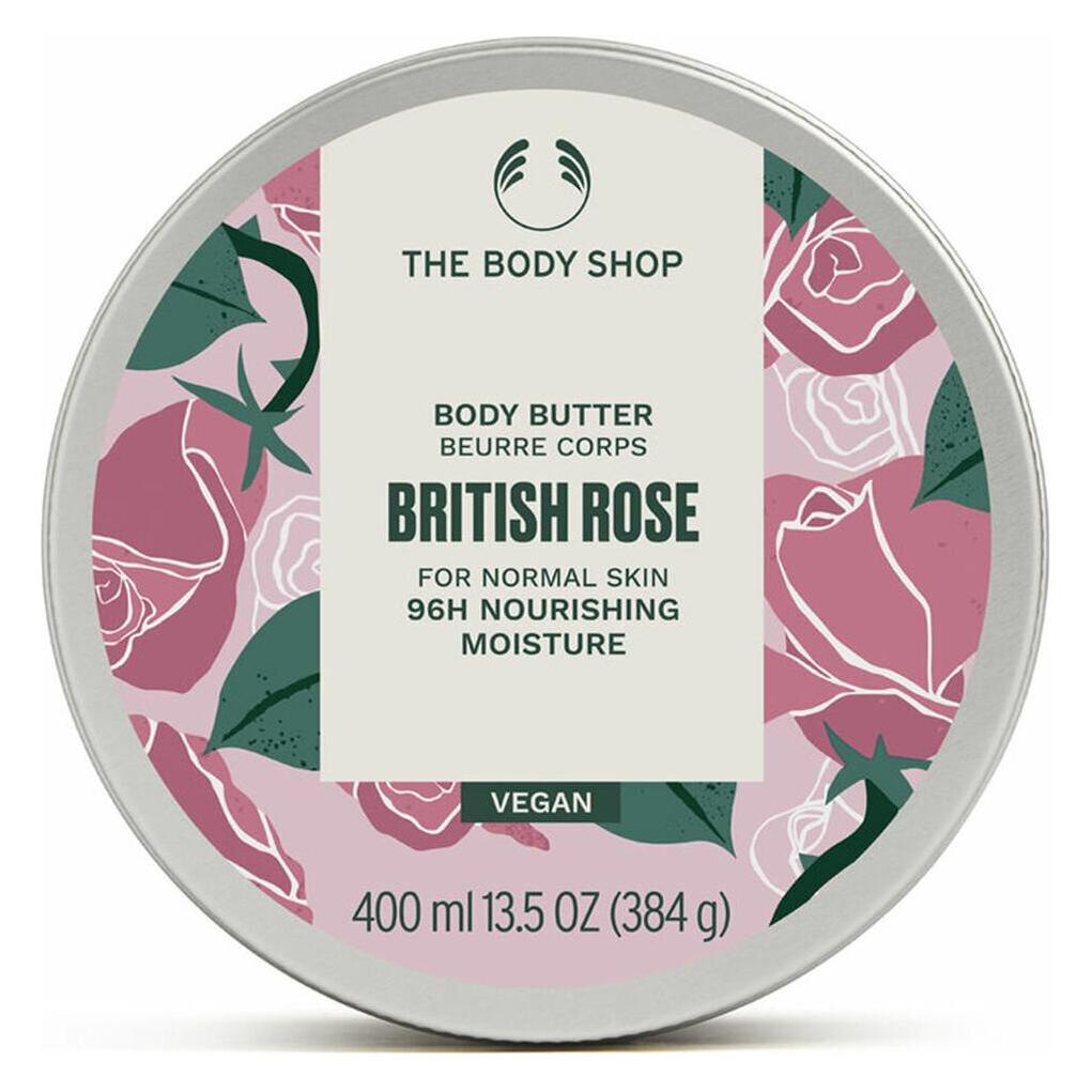 The Body Shop British Rose Body Butter 13.5 Oz 96h Moisturizer (Body Butter, 400 ml) (pimprod2027756)