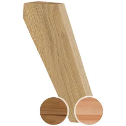 Hasena Füsse Leno 20 cm / Buche walnuss, geölt