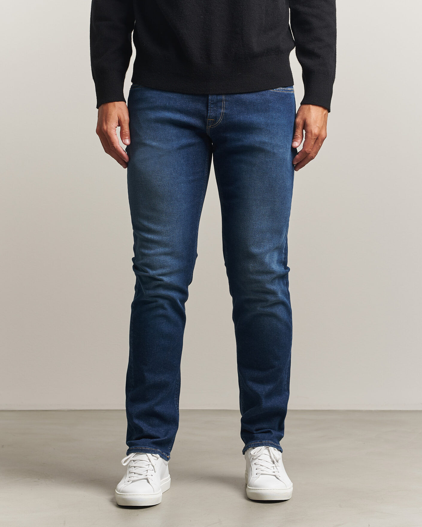 Replay Grover Hyperflex Jeans Dark Blue men W34L34 Blå