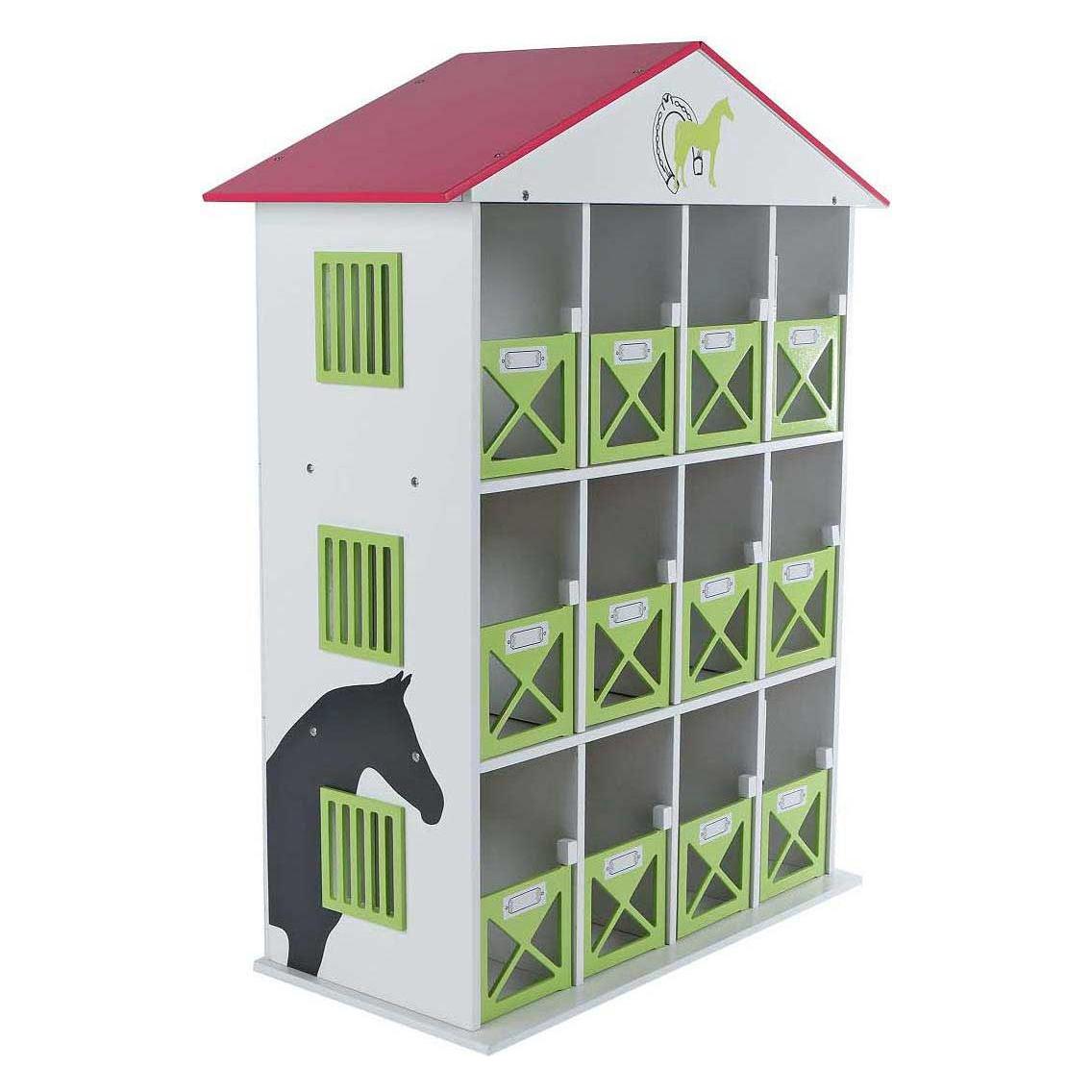 Van Manen Veenendaal Kids Globe Pferde-Aufbewahrungsbox mit 12 Boxen (610308)