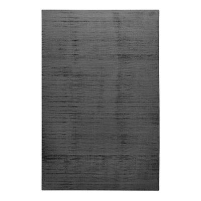 Teppich WECON HOME BASICS "Emma", grau, B:200cm H:8mm L:290cm, Polyester, Teppiche, Teppich, Kurzflorteppich, handgewebt, einfarbig, modern, Wohnzimmer