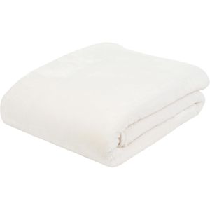 Gözze Kuscheldecke Premium Cashmere Feeling, wollweiß, flauschig & weich, 500 g/m², 180 x 220 cm