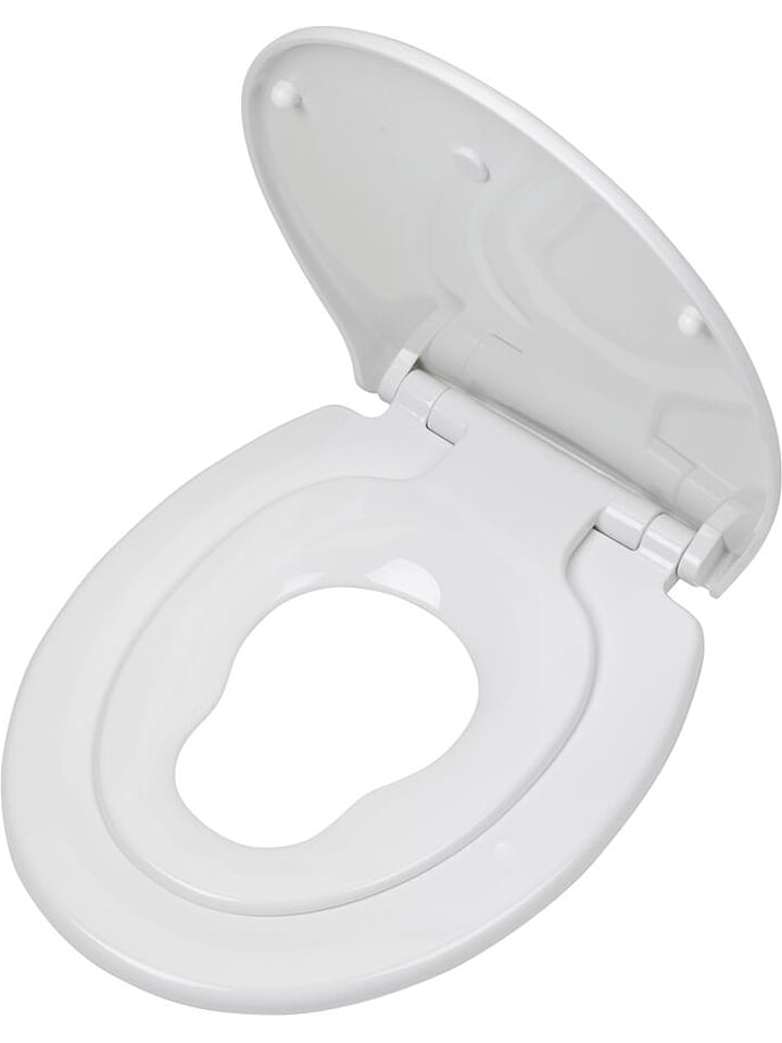 Tiger WC-Sitz mit Kindersitz "Tulsa" in Weiß - (L)45 x (B)37 cm - onesize