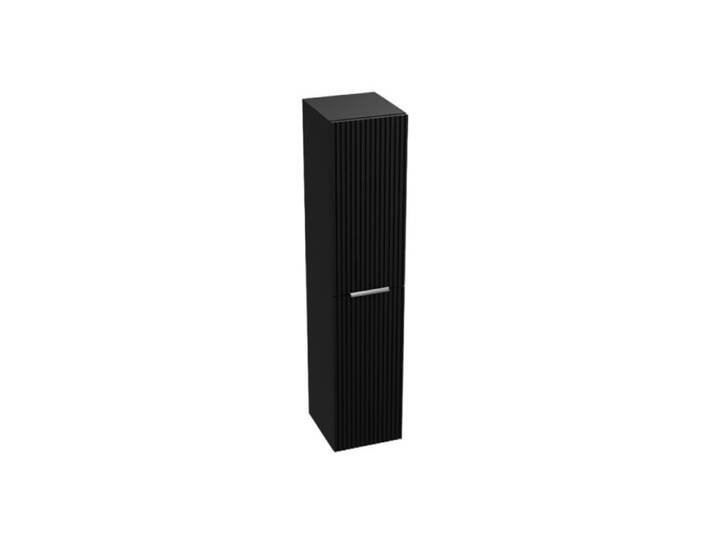 LAVITA Meuble de salle de bain OKLAHOMA Noir COLONNE Étagère sur pied