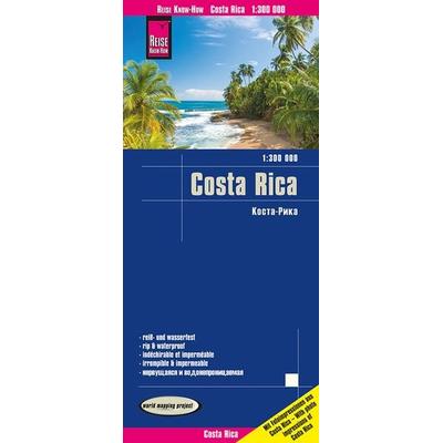 Reise Know-How Landkarte Costa Rica (1:300.000), Sonstige von Reise Know-How Verlag Peter Rump, Reise Know-How Verlag Peter Rump GmbH,