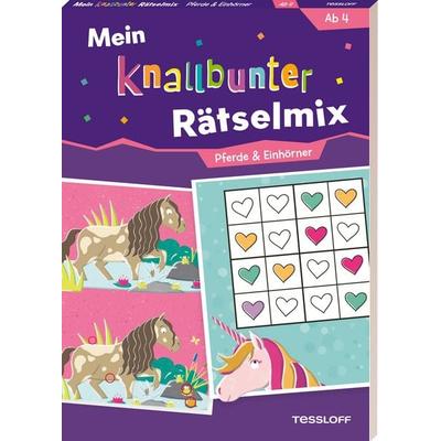 Mein knallbunter Rätselmix. Pferde & Einhörner, Taschenbuch von Ilka Röhling, Tessloff Verlag Ragnar Tessloff GmbH & Co. KG, 978-3-7886-4781-0