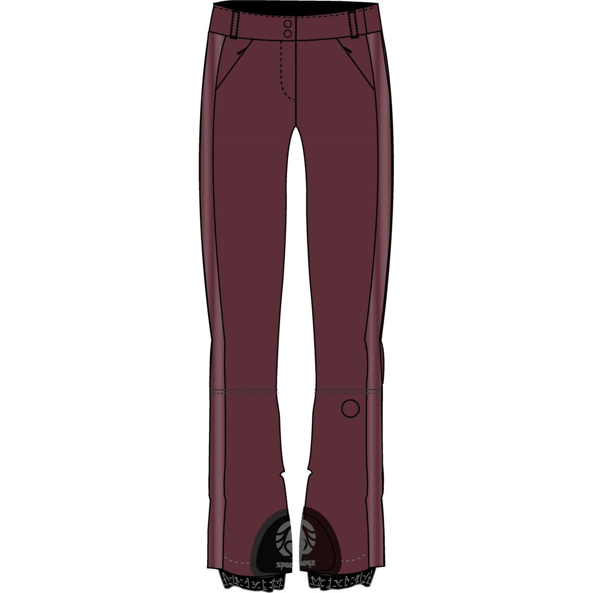 Sportalm Skihose Women dark burgundy (4007-clothing) 40 750111-4007-40