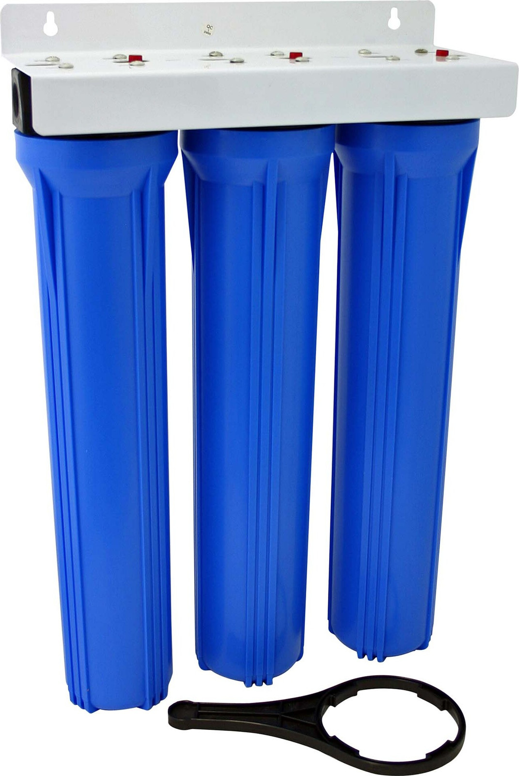 Naturewater NW-BRK03 waterfilter set met 3 filters, sedimentfilter, actieve koolstofblok en actieve koolstofkorrels, 26,16 mm (3/4")