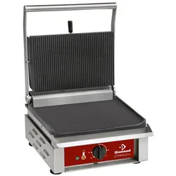 Kontaktgrill MEDIUM, emaillierte Platten (CONTACTSM1/SN)