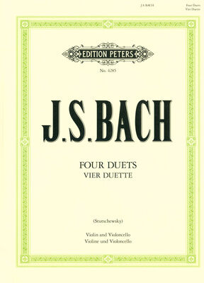 Edition Peters Bach Duette Violine und Cello