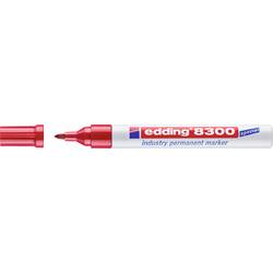 Edding 8300 industry permanent marker 4-8300002 Permanentmarker Rot wasserfest: Ja