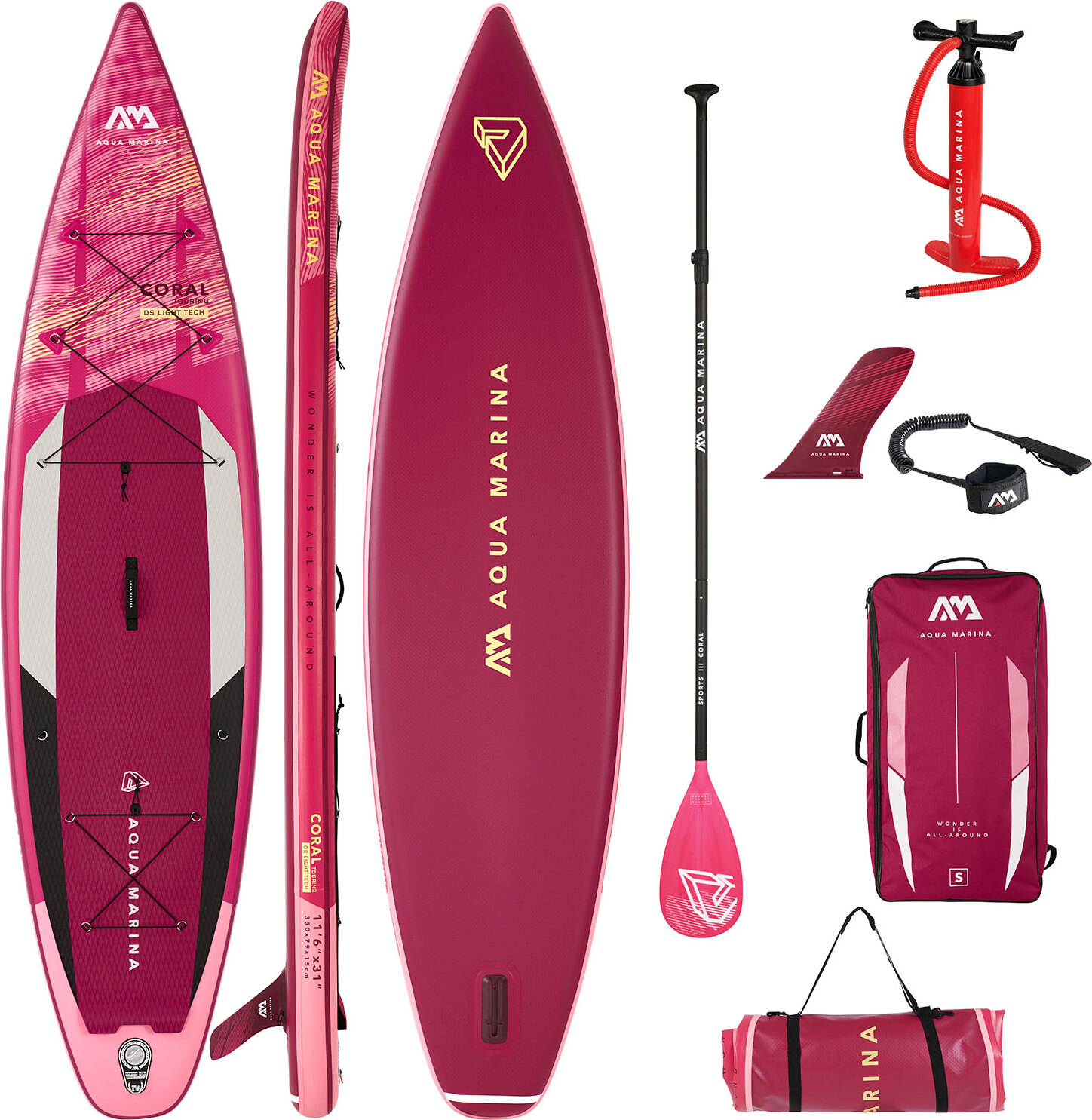 Aqua Marina Coral Touring 11'6'' (350 cm) Paddleboard