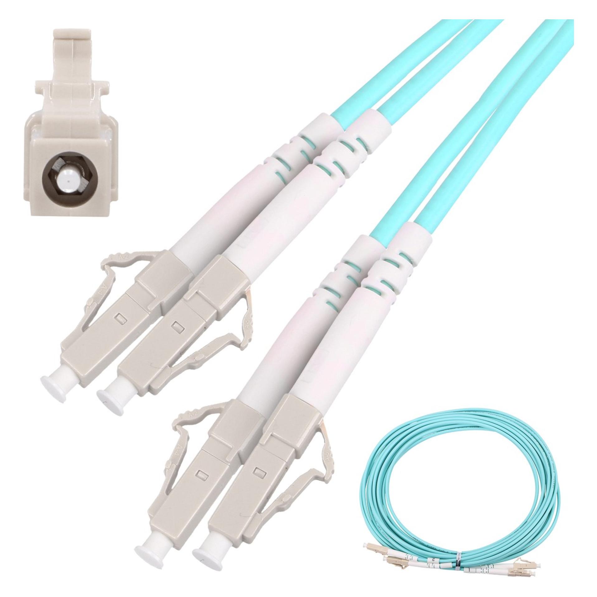 Extralink LC/UPC-LC/UPC | Patchcord | Wielomodowy, OM3, Duplex, 3mm, 1m (1 m) (EX.10284)
