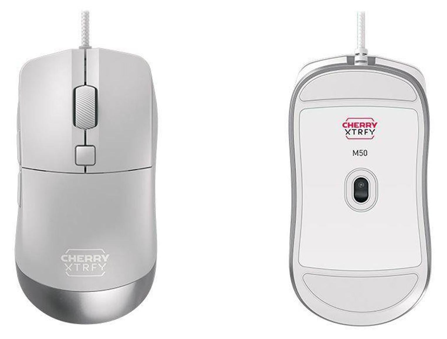 Cherry Xtrfy M50 White Wired Mouse JM-5000-0