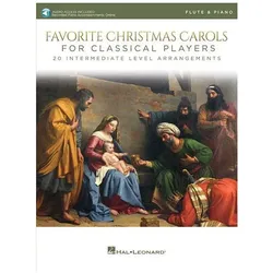 Favorite Christmas Carols for Classical Players - Flute and Piano: With Online Audio of Piano Accomp, Sachbücher