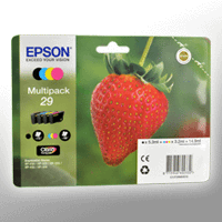 4 Epson Tinten C13T298640 Multipack KCMY 29