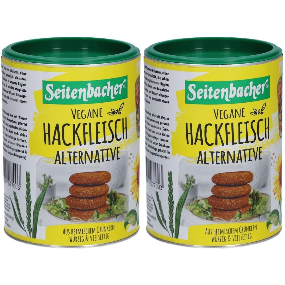Seitenbacher Veganer Hack-Fleisch Ersatz 2x 2x400 g