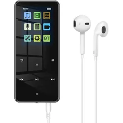 Avizar MP3/MP4 Touch 16GB BT 20h Akku (16 GB), MP3 Player + Portable Audiogeräte, Schwarz