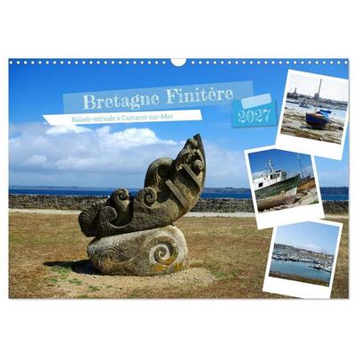 Bretagne Finistère balade estivale à Camaret-sur-Mer (Calendrier mural 2027 DIN A3 vertical), CALVENDO calendrier mensuel