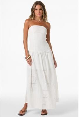 O'Neill s Maisie Maxi Dress in White, Size Small