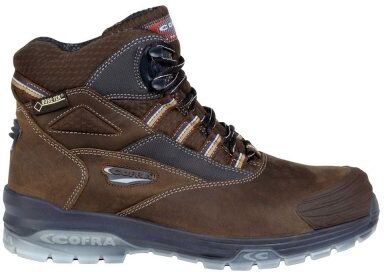 Scarpe antinfortunistiche Michelangelo Brown S3 Gore-Tex idrorepellent Personalizzate o neutre Cofra