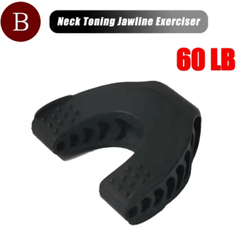 Inspire Curations Jaw Exerciser And Neck Toning Trainer Jawline Exercise Tool For Facial Muscle Workout black