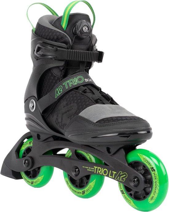 Inline-Skates für Damen und Herren mit 100-mm-Rädern und Boa-Verschluss - ideal für Fitness und Freizeit