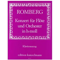 Konzert h-Moll Nr.17 op.30 für Flöte und Orchester für Flöte und Klavier, Fachbücher von Dieter H. Förster