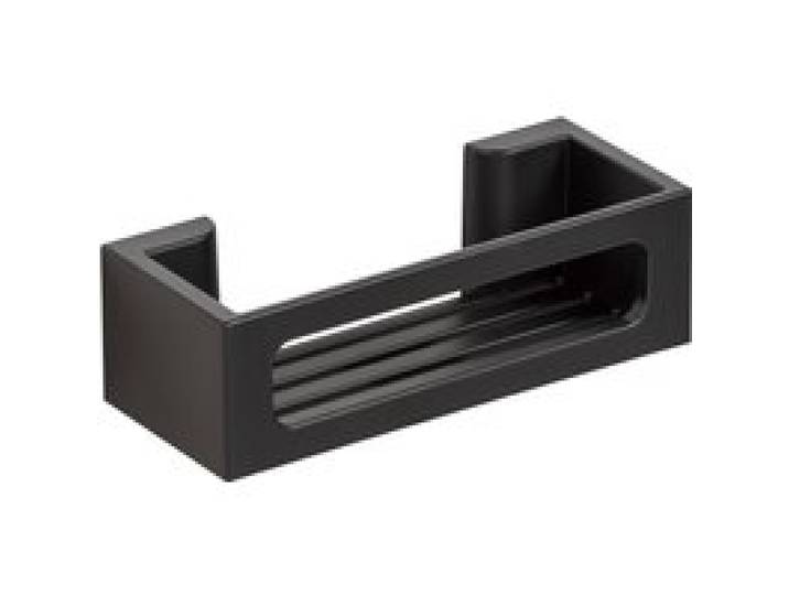 WENKO Étagère de salle de bain Bralia (Etagère murale, noir)