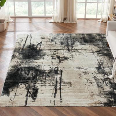 KALATY Ethereal Mist Abstract Area Rug