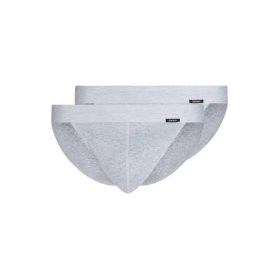 Slip SKINY "Slip 2er Pack", Herren, Gr. M, grau, Obermaterial: 100% Baumwolle CO., Unterhosen Slip