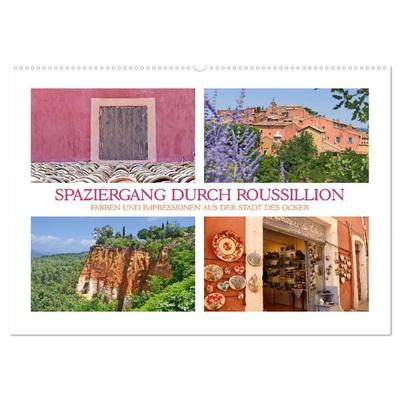 Spaziergang durch Roussillon (Wandkalender 2026 DIN A2 quer), CALVENDO Monatskalender