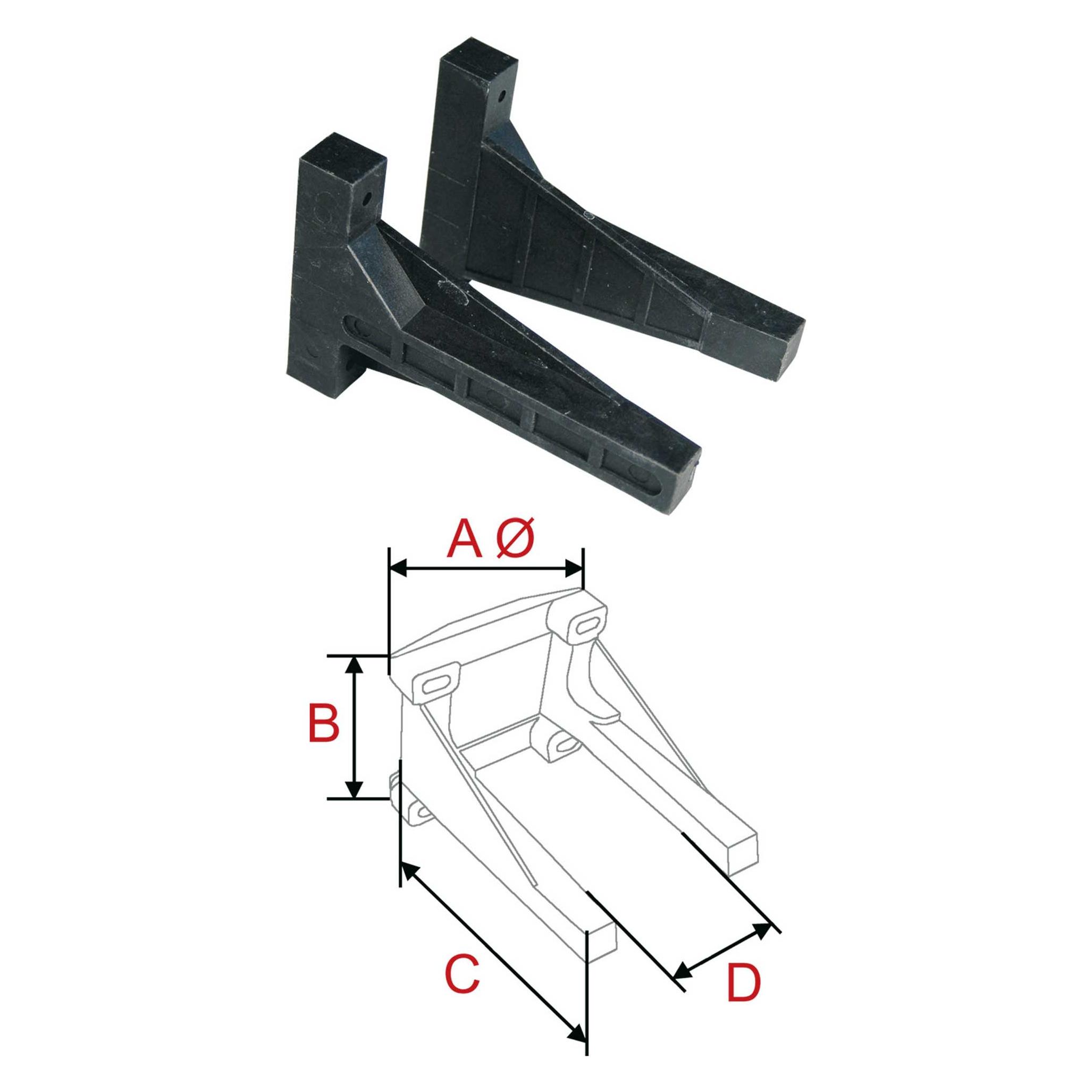 Modellbau Lindinger motorträger uni -8,5ccm nylon (004-00102)