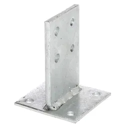 Alberts® T-Pfostenträger mit Steg 130x100mm