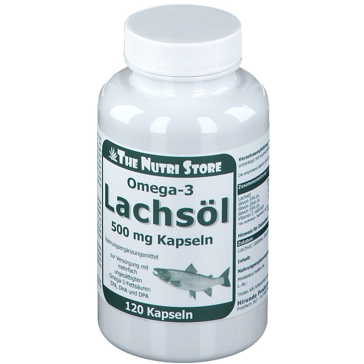Omega-3 Lachsöl 500 mg Kapseln 120 St
