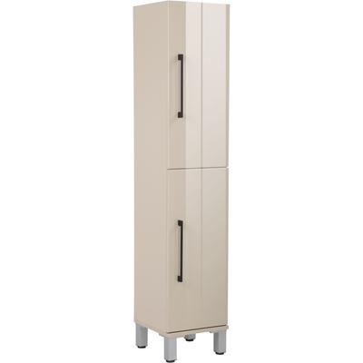 Hochschrank WELLTIME "Florenz", beige (kaschmir), B:30cm H:150cm T:30cm, MDF, Schränke, Hochschrank, Breite 30cm,Badezimmerschrank,Badschrank,2 Türen