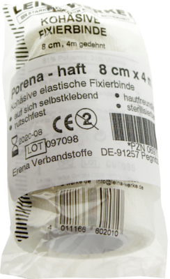 ERENA Verbandstoffe GmbH & Co. KG PORENA Haft Binde 8 cmx4 m 1 St 06971176