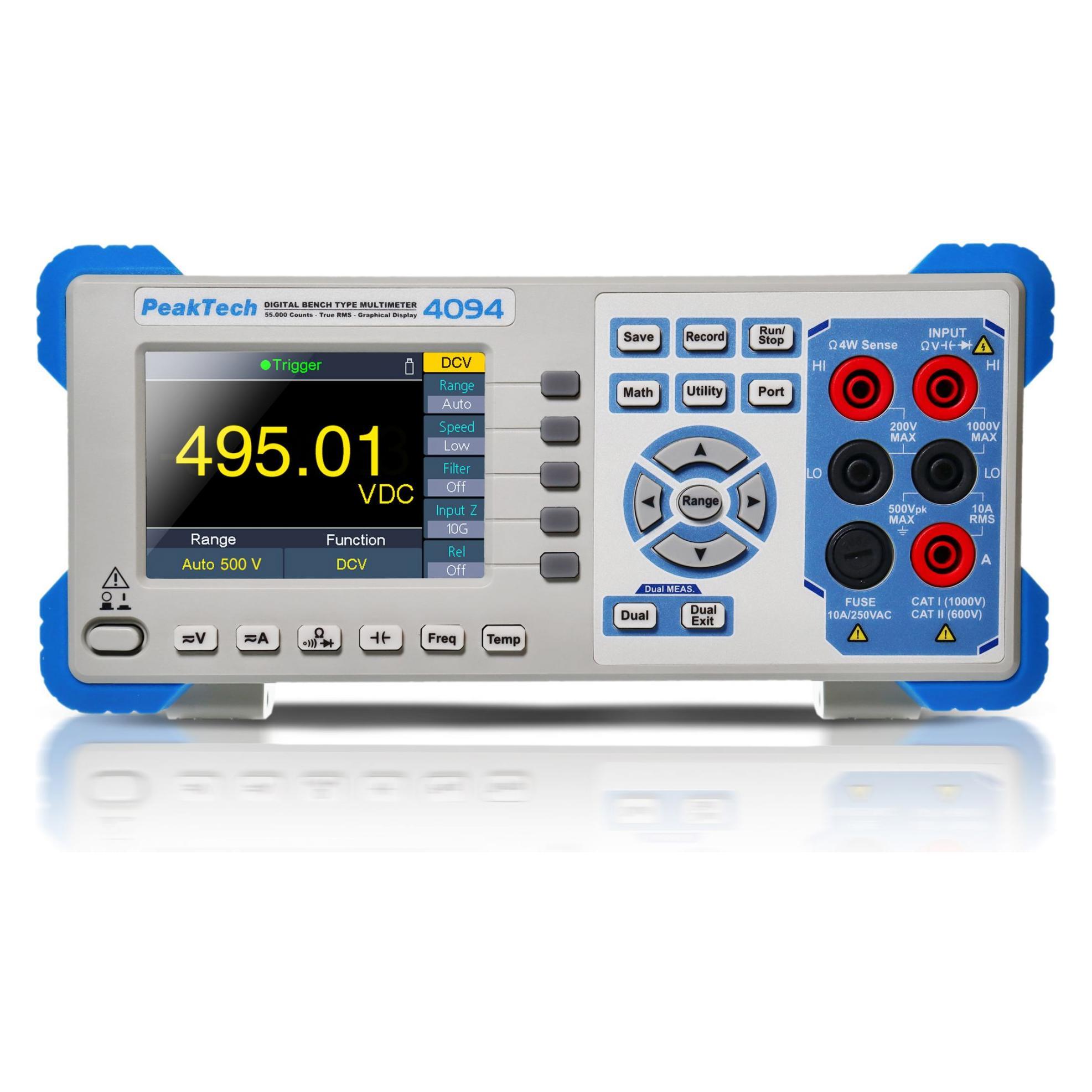 Peaktech P 4094 Grafisches Tischmultimeter (CAT I 1000V, Oszilloskop) (P 4094)